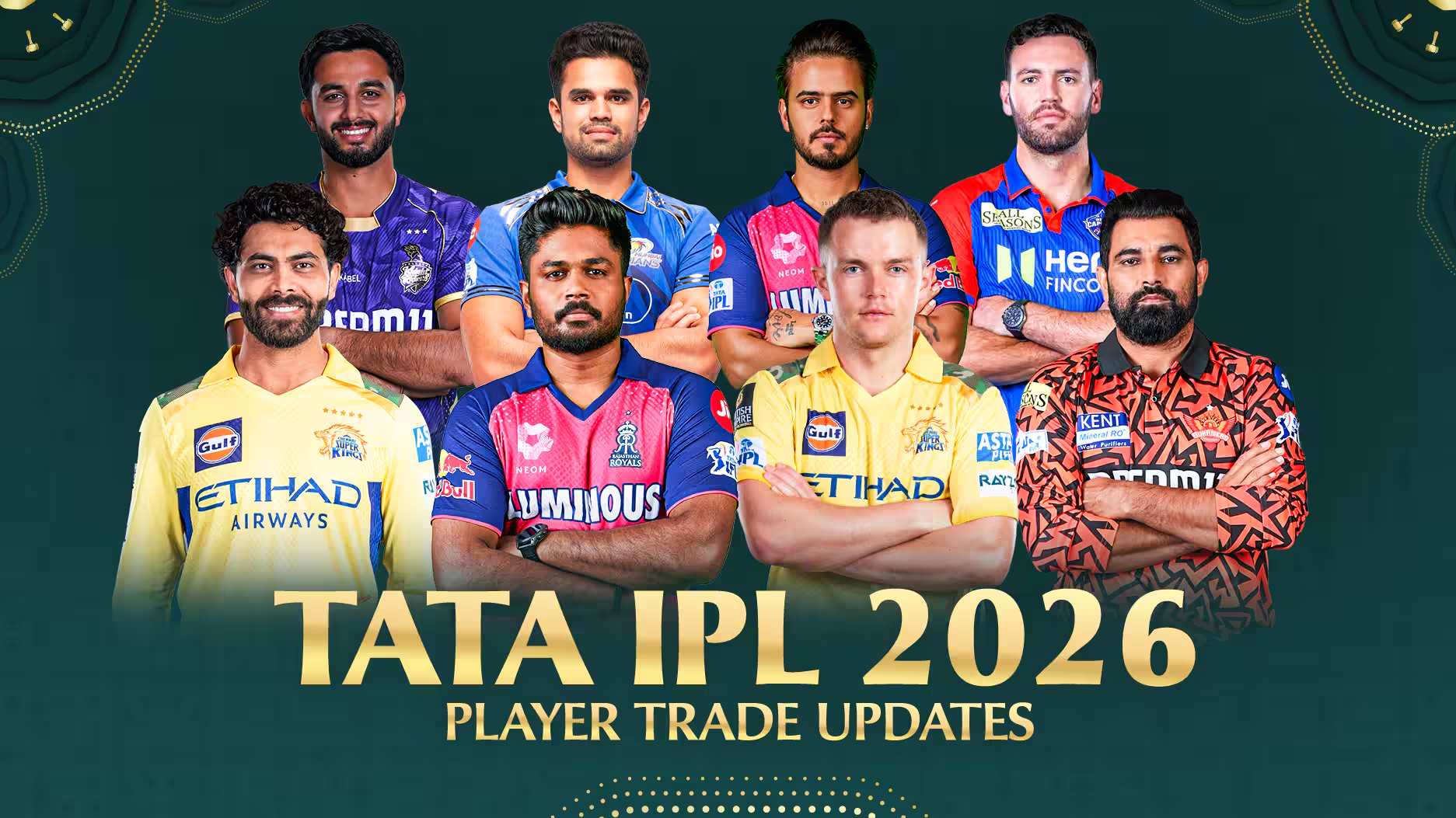 IPL 2026 all teams and captains - 11xplayz